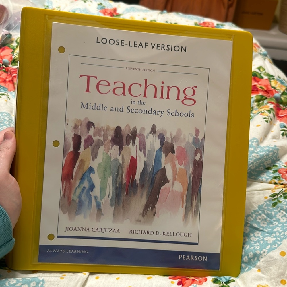 Teaching in the Middle and Secondary Schools, 11th E
